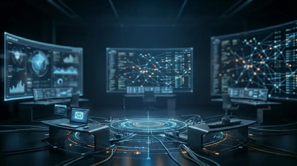 Hi-tech monitor room | digishu