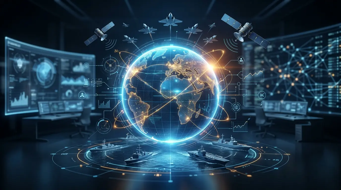 digital earth with lots of satellites | digishu